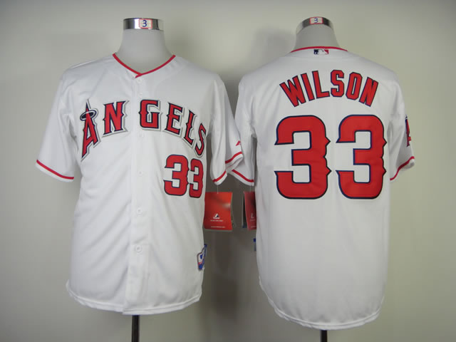 Anaheim Angels #33 C.J. Wilson White Jerseys,We sell and wholesale Anaheim Angels #33 C.J. Wilson White Jerseys on line form chian!