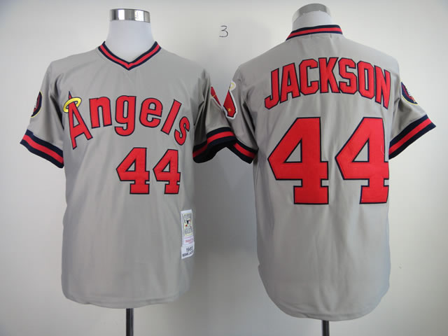 Anaheim Angels #44 Jackson Grey 1985 Throwback Jerseys,We sell and wholesale Anaheim Angels #44 Jackson Grey 1985 Throwback Jerseys on line form chian!