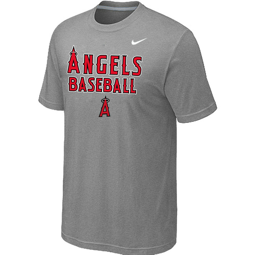 Anaheim Angels 2014 Home Practice T-Shirt - Light Grey,We sell and wholesale Anaheim Angels 2014 Home Practice T-Shirt - Light Grey on line form chian!