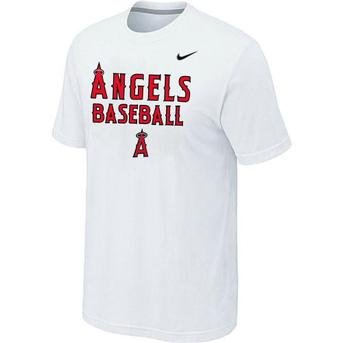 Anaheim Angels 2014 Home Practice T-Shirt - White,We sell and wholesale Anaheim Angels 2014 Home Practice T-Shirt - White on line form chian!