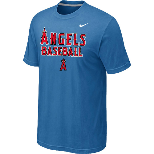 Anaheim Angels 2014 Home Practice T-Shirt - light Blue,We sell and wholesale Anaheim Angels 2014 Home Practice T-Shirt - light Blue on line form chian!