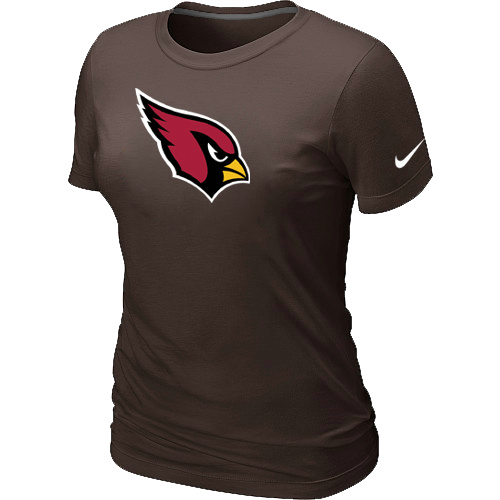 Arizona Cardinals Brown Women's Logo T-Shirt,We sell and wholesale Arizona Cardinals Brown Women's Logo T-Shirt on line form chian!