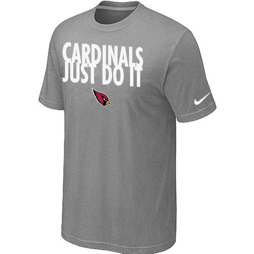 Arizona Cardinals Just Do It L.Grey T-Shirt,We sell and wholesale Arizona Cardinals Just Do It L.Grey T-Shirt on line form chian!