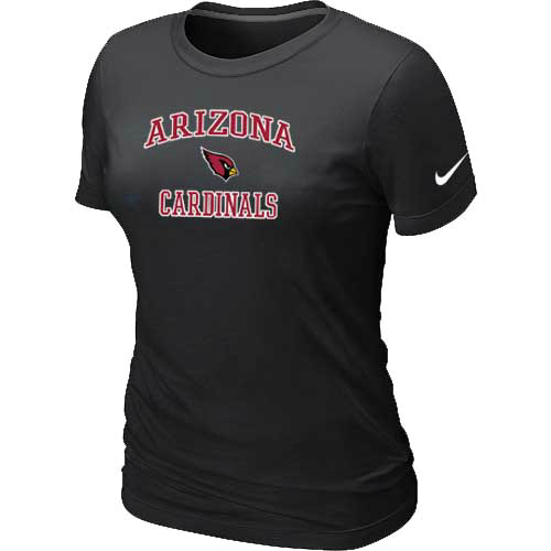 Arizona Cardinals Women's Heart & Sou Blackl T-Shirt,We sell and wholesale Arizona Cardinals Women's Heart & Sou Blackl T-Shirt on line form chian!