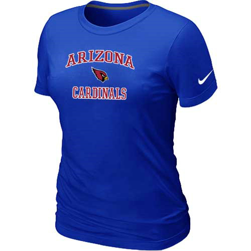 Arizona Cardinals Women's Heart & Sou Bluel T-Shirt,We sell and wholesale Arizona Cardinals Women's Heart & Sou Bluel T-Shirt on line form chian!
