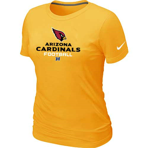 Arizona Cardinals Yellow Women's Critical Victory T-Shirt,We sell and wholesale Arizona Cardinals Yellow Women's Critical Victory T-Shirt on line form chian!