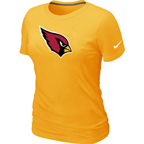 Arizona Cardinals Yellow Women's Logo T-Shirt,We sell and wholesale Arizona Cardinals Yellow Women's Logo T-Shirt on line form chian!