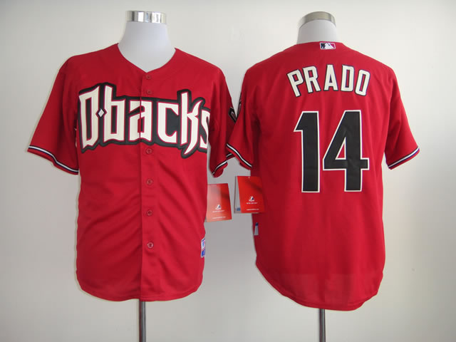 Arizona Diamondbacks #14 Prado Red Jerseys,We sell and wholesale Arizona Diamondbacks #14 Prado Red Jerseys on line form chian!