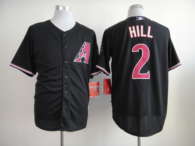 Arizona Diamondbacks #2 Hill Black Cool Base Jerseys,We sell and wholesale Arizona Diamondbacks #2 Hill Black Cool Base Jerseys on line form chian!