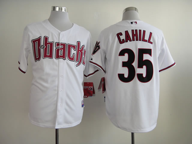Arizona Diamondbacks #35 Cahill White Cool Base Jerseys,We sell and wholesale Arizona Diamondbacks #35 Cahill White Cool Base Jerseys on line form chian!