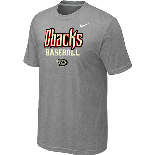 Arizona Diamondbacks 2014 Home Practice T-Shirt - Light Grey,We sell and wholesale Arizona Diamondbacks 2014 Home Practice T-Shirt - Light Grey on line form chian!