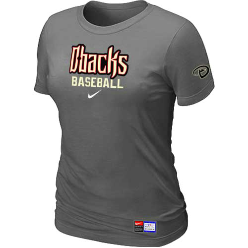 Arizona Diamondbacks Crimson Nike Women's D.Grey Short Sleeve Practice T-Shirt,We sell and wholesale Arizona Diamondbacks Crimson Nike Women's D.Grey Short Sleeve Practice T-Shirt on line form chian!