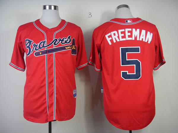 Atlanta Braves #5 Freeman Red Cool Base Jerseys,We sell and wholesale Atlanta Braves #5 Freeman Red Cool Base Jerseys on line form chian!