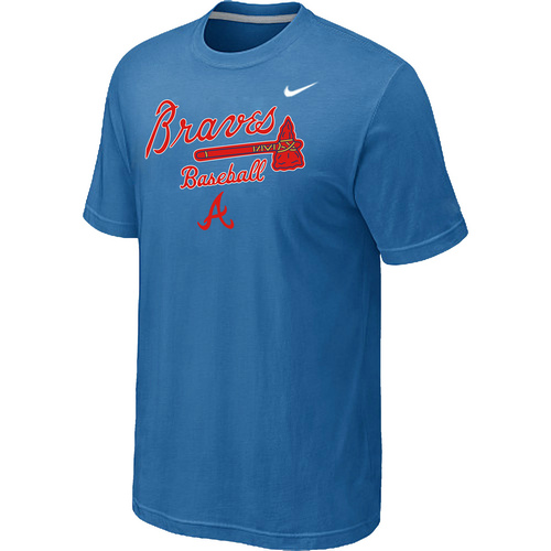 Atlanta Braves 2014 Home Practice T-Shirt - light Blue,We sell and wholesale Atlanta Braves 2014 Home Practice T-Shirt - light Blue on line form chian!