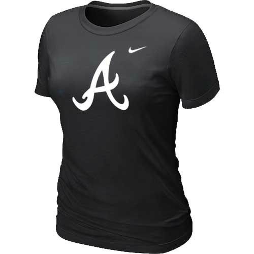 Atlanta Braves Heathered Nike Women's Black Blended T-Shirt,We sell and wholesale Atlanta Braves Heathered Nike Women's Black Blended T-Shirt on line form chian!
