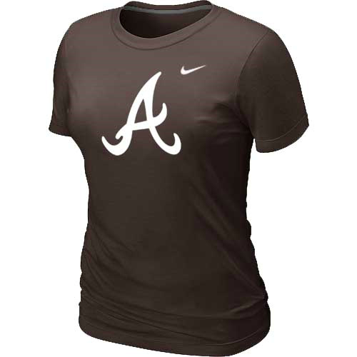 Atlanta Braves Heathered Nike Women's Brown Blended T-Shirt,We sell and wholesale Atlanta Braves Heathered Nike Women's Brown Blended T-Shirt on line form chian!