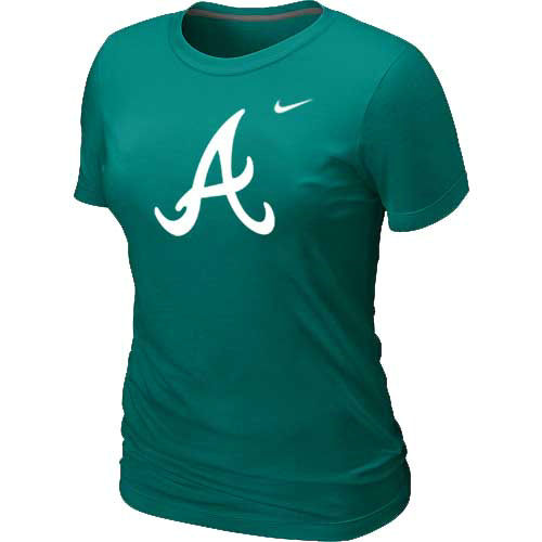 Atlanta Braves Heathered Nike Women's L.Green Blended T-Shirt,We sell and wholesale Atlanta Braves Heathered Nike Women's L.Green Blended T-Shirt on line form chian!