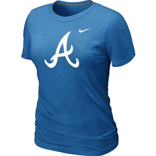Atlanta Braves Heathered Nike Women's L.blue Blended T-Shirt,We sell and wholesale Atlanta Braves Heathered Nike Women's L.blue Blended T-Shirt on line form chian!