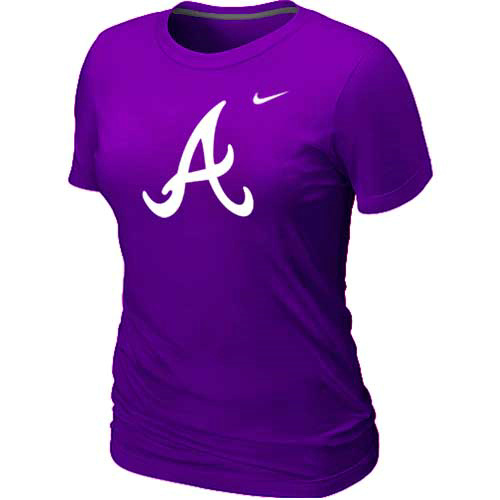 Atlanta Braves Heathered Nike Women's Purple lended T-Shirt,We sell and wholesale Atlanta Braves Heathered Nike Women's Purple lended T-Shirt on line form chian!
