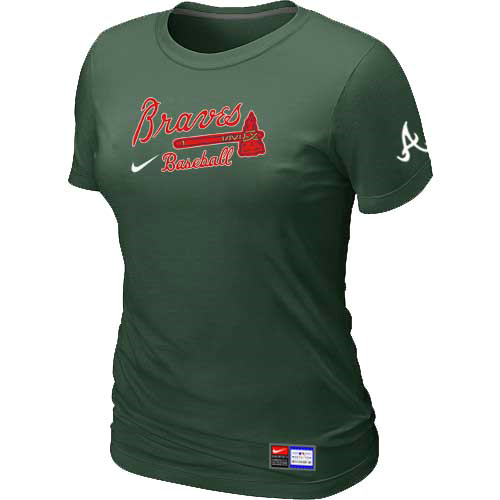 Atlanta Braves Nike Women's D.Green Short Sleeve Practice T-Shirt,We sell and wholesale Atlanta Braves Nike Women's D.Green Short Sleeve Practice T-Shirt on line form chian!