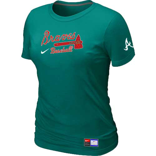 Atlanta Braves Nike Women's L.Green Short Sleeve Practice T-Shirt,We sell and wholesale Atlanta Braves Nike Women's L.Green Short Sleeve Practice T-Shirt on line form chian!