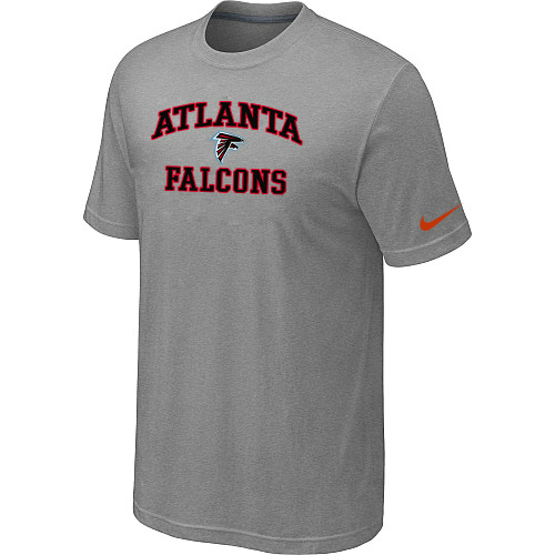 Atlanta Falcons Heart & Soull T-Shirt Light grey,We sell and wholesale Atlanta Falcons Heart & Soull T-Shirt Light grey on line form chian!