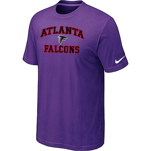 Atlanta Falcons Heart & Soull T-Shirt Purple,We sell and wholesale Atlanta Falcons Heart & Soull T-Shirt Purple on line form chian!