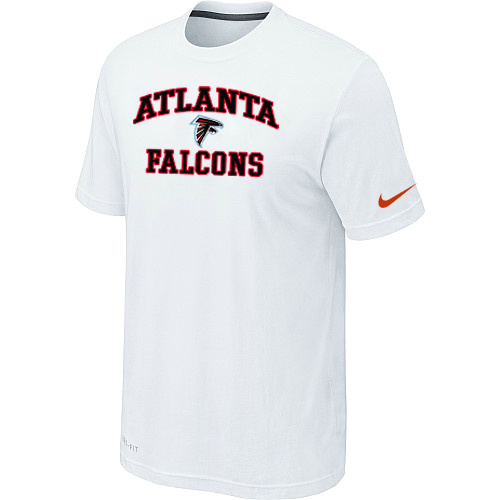 Atlanta Falcons Heart & Soull T-Shirt White,We sell and wholesale Atlanta Falcons Heart & Soull T-Shirt White on line form chian!