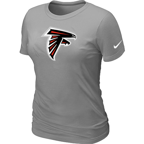 Atlanta Falcons L.Grey Women's Logo T-Shirt,We sell and wholesale Atlanta Falcons L.Grey Women's Logo T-Shirt on line form chian!