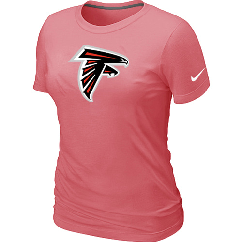 Atlanta Falcons Pink Women's Logo T-Shirt,We sell and wholesale Atlanta Falcons Pink Women's Logo T-Shirt on line form chian!