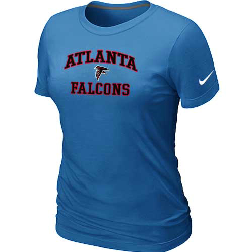 Atlanta Falcons Women's Heart & Soul L.blue T-Shirt,We sell and wholesale Atlanta Falcons Women's Heart & Soul L.blue T-Shirt on line form chian!