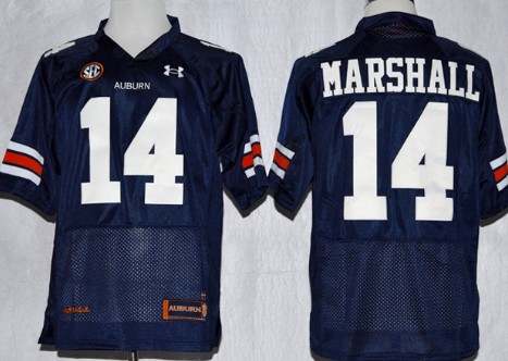 Auburn Tigers #14 Nick Marshall Navy Blue Jerseys,We sell and wholesale Auburn Tigers #14 Nick Marshall Navy Blue Jerseys on line form chian!