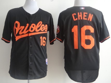 Baltimore Orioles #16 Wei-Yin Chen Black Jerseys,We sell and wholesale Baltimore Orioles #16 Wei-Yin Chen Black Jerseys on line form chian!