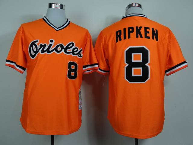 Baltimore Orioles #8 Cal Ripken Throwback 1982 Orange Jerseys,We sell and wholesale Baltimore Orioles #8 Cal Ripken Throwback 1982 Orange Jerseys on line form chian!