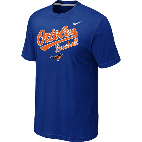 Baltimore Orioles 2014 Home Practice T-Shirt - Blue,We sell and wholesale Baltimore Orioles 2014 Home Practice T-Shirt - Blue on line form chian!