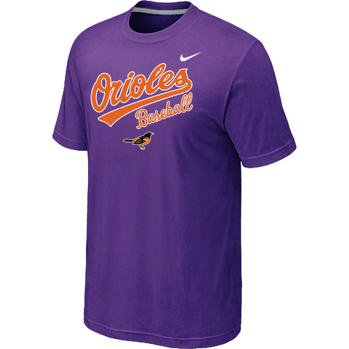 Baltimore Orioles 2014 Home Practice T-Shirt - Purple,We sell and wholesale Baltimore Orioles 2014 Home Practice T-Shirt - Purple on line form chian!
