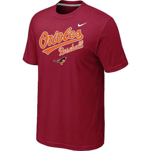 Baltimore Orioles 2014 Home Practice T-Shirt - Red,We sell and wholesale Baltimore Orioles 2014 Home Practice T-Shirt - Red on line form chian!