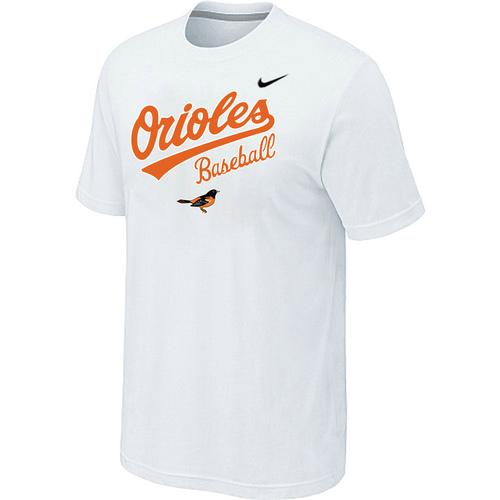 Baltimore Orioles 2014 Home Practice T-Shirt - White,We sell and wholesale Baltimore Orioles 2014 Home Practice T-Shirt - White on line form chian!