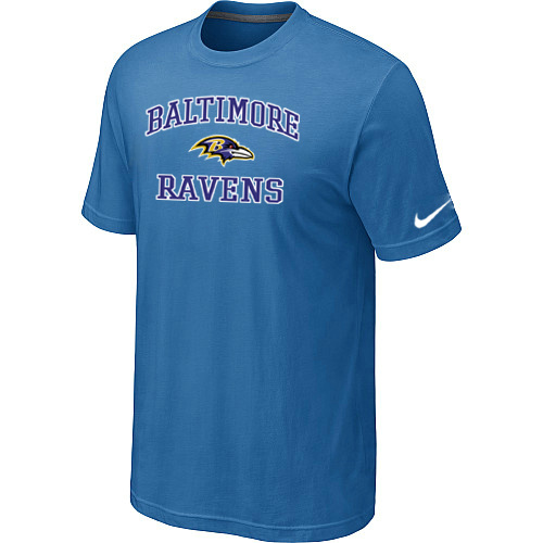 Baltimore Ravens Heart & Soull light Blue T-Shirt,We sell and wholesale Baltimore Ravens Heart & Soull light Blue T-Shirt on line form chian!