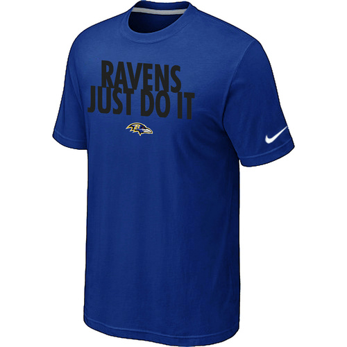 Baltimore Ravens Just Do It Blue T-Shirt,We sell and wholesale Baltimore Ravens Just Do It Blue T-Shirt on line form chian!