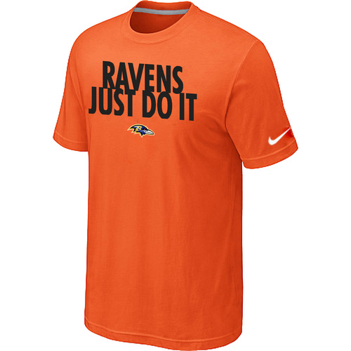 Baltimore Ravens Just Do It Orange T-Shirt,We sell and wholesale Baltimore Ravens Just Do It Orange T-Shirt on line form chian!