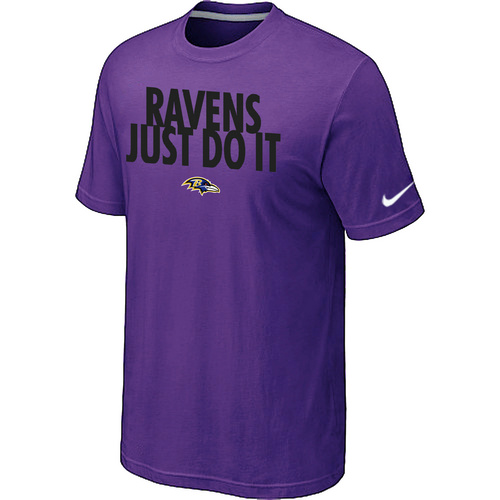 Baltimore Ravens Just Do It Purple T-Shirt,We sell and wholesale Baltimore Ravens Just Do It Purple T-Shirt on line form chian!