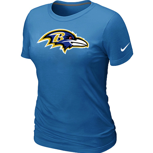 Baltimore Ravens L.blue Women's Logo T-Shirt,We sell and wholesale Baltimore Ravens L.blue Women's Logo T-Shirt on line form chian!