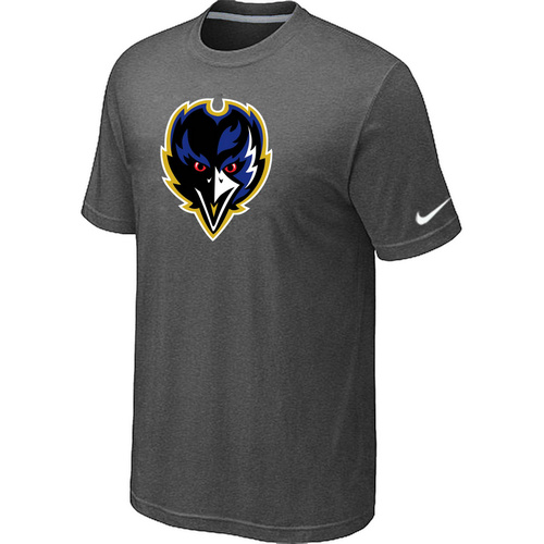 Baltimore Ravens Tean Logo T-Shirt D.Grey,We sell and wholesale Baltimore Ravens Tean Logo T-Shirt D.Grey on line form chian!