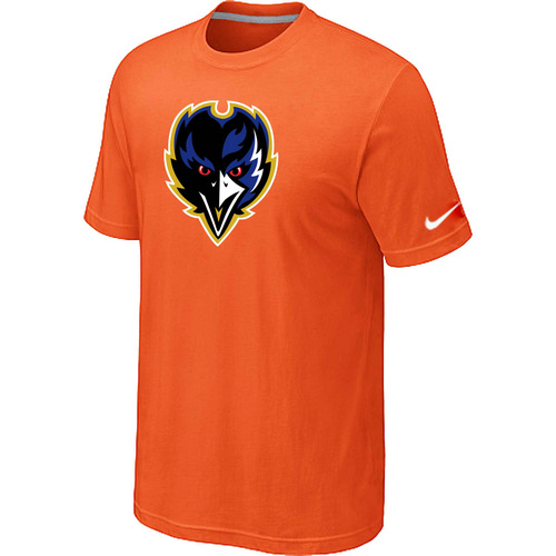 Baltimore Ravens Tean Logo T-Shirt Orange,We sell and wholesale Baltimore Ravens Tean Logo T-Shirt Orange on line form chian!