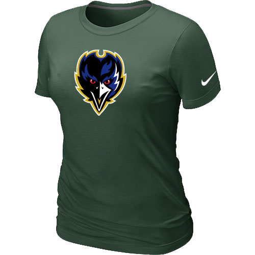 Baltimore Ravens Tean Logo Women's D.Green T-Shirt,We sell and wholesale Baltimore Ravens Tean Logo Women's D.Green T-Shirt on line form chian!