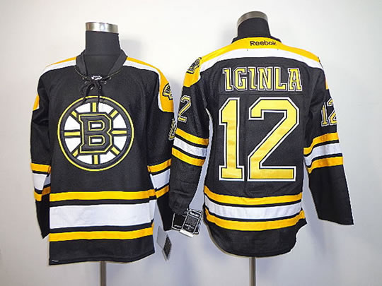 Boston Bruins #12 IGINLA Black Jerseys,We sell and wholesale Boston Bruins #12 IGINLA Black Jerseys on line form chian!