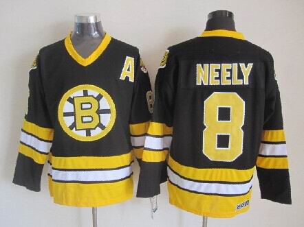 Boston Bruins #8 Neely CCM Throwback Black Jerseys,We sell and wholesale Boston Bruins #8 Neely CCM Throwback Black Jerseys on line form chian!