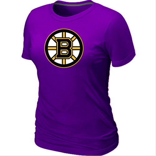 Boston Bruins Big & Tall Women's Logo Purple T-Shirt,We sell and wholesale Boston Bruins Big & Tall Women's Logo Purple T-Shirt on line form chian!