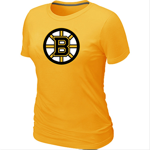Boston Bruins Big & Tall Women's Logo Yellow T-Shirt,We sell and wholesale Boston Bruins Big & Tall Women's Logo Yellow T-Shirt on line form chian!